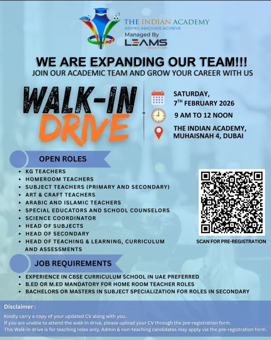 We're expanding our academic team!