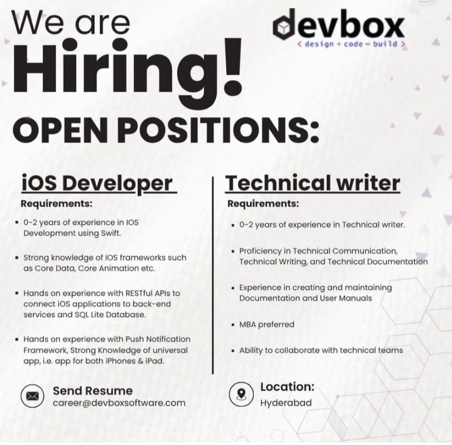 🚀 We’re Hiring at Devbox Software!