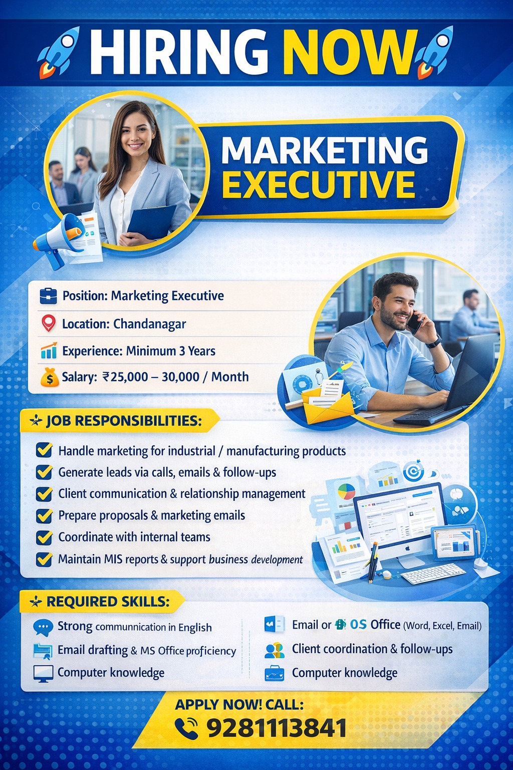 🚀 We’re Hiring: Marketing Executive