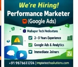 🚀 We’re Hiring: Performance Marketer – Google Ads