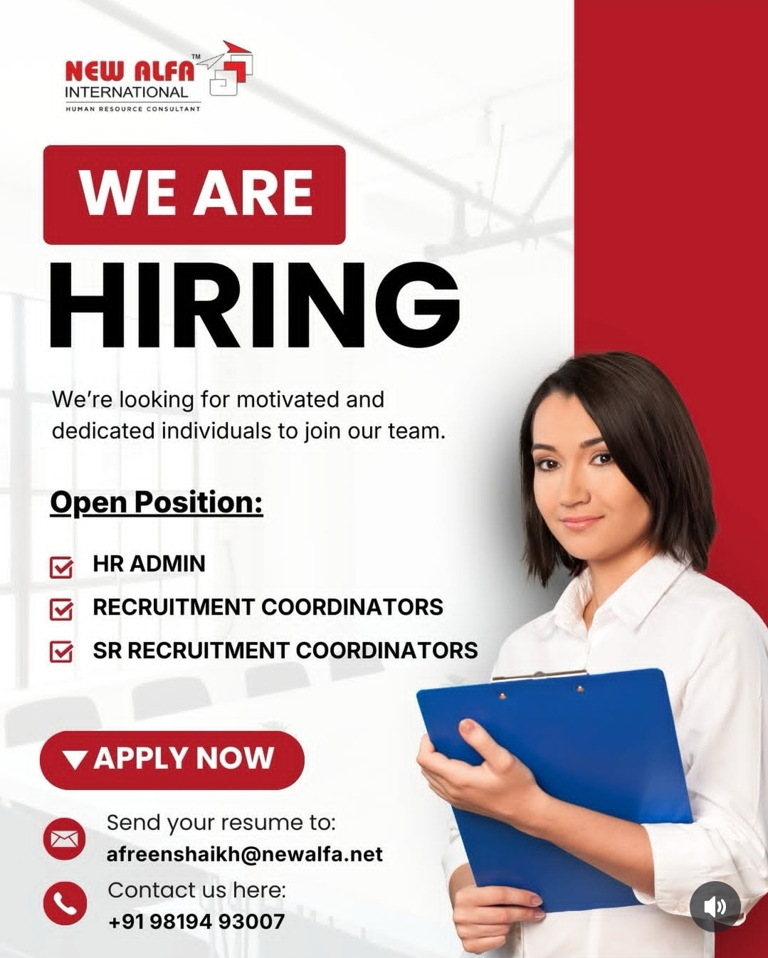 We're looking for motivated, dedicated, and career-driven professionals to join us.