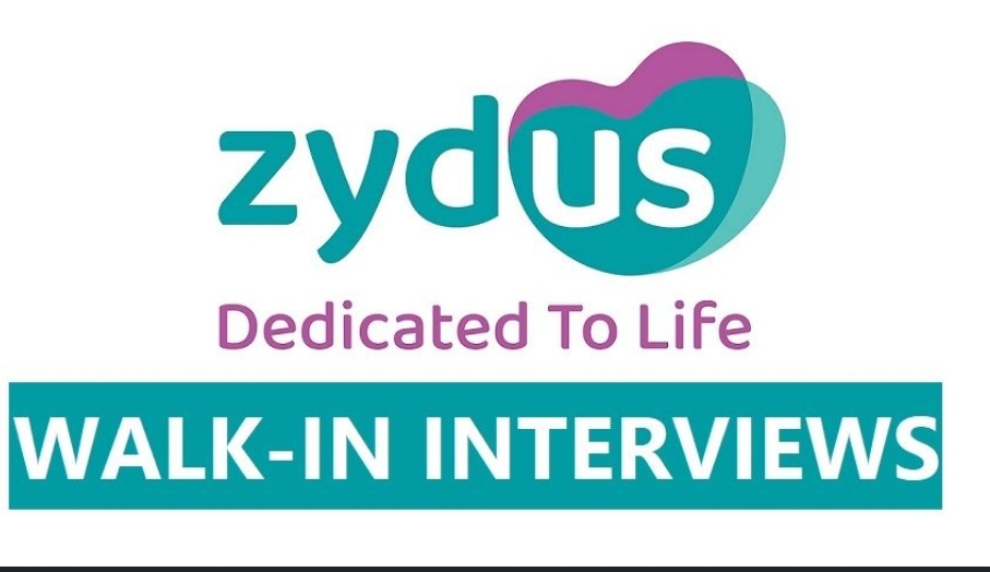 Zydus Lifesciences Ltd – Walk-In Interview | Indore & Baddi | 15 March 2026