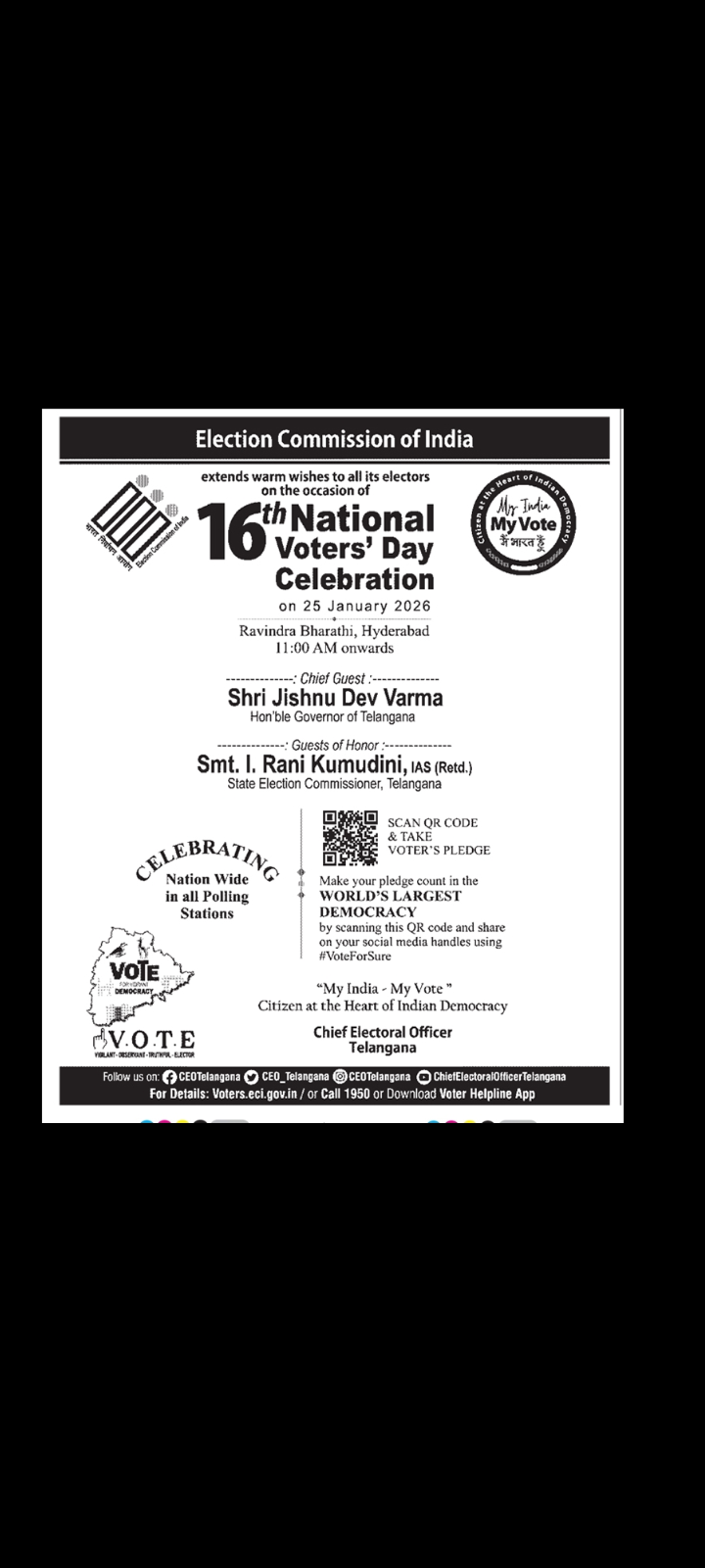🗳️ 16th National Voters' Day