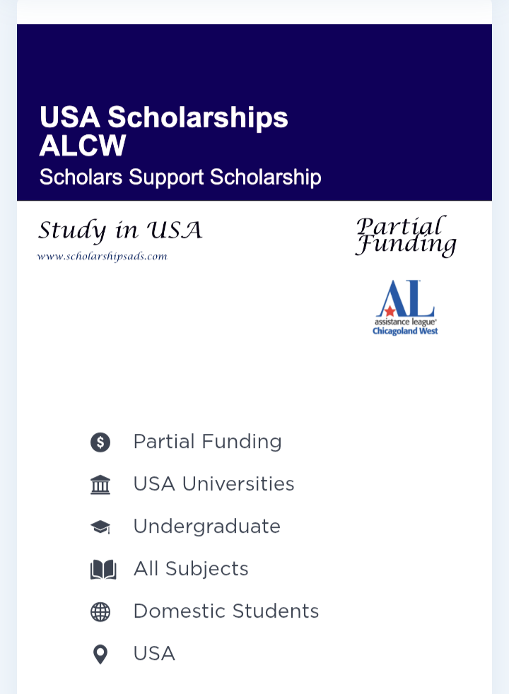ALCW Scholars Support Scholarship
