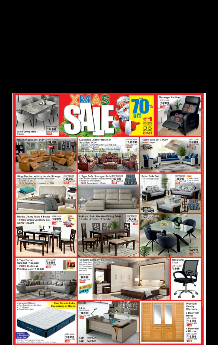 BANTIA FURNITURES – CHRISTMAS & YEAR-END SALE