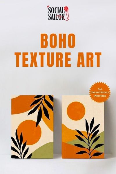 Boho Texture Art Workshop
