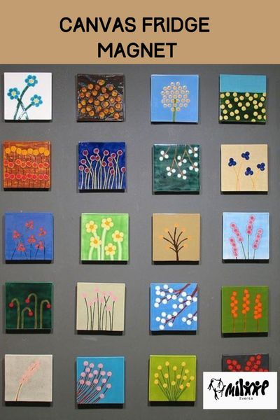 Canvas Fridge Magnet Workshop