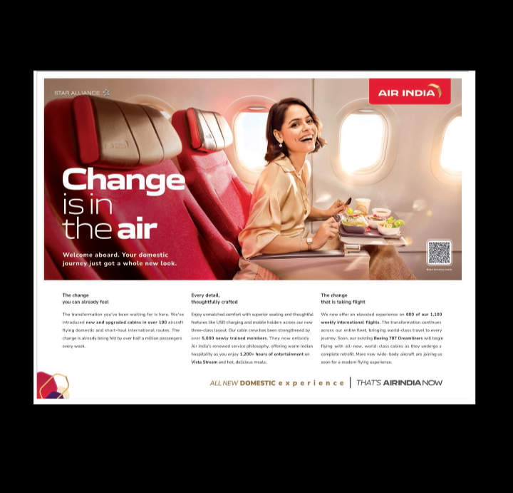 ✈️ Change Is in the Air: Air India Redefines the Flying Experience 💫