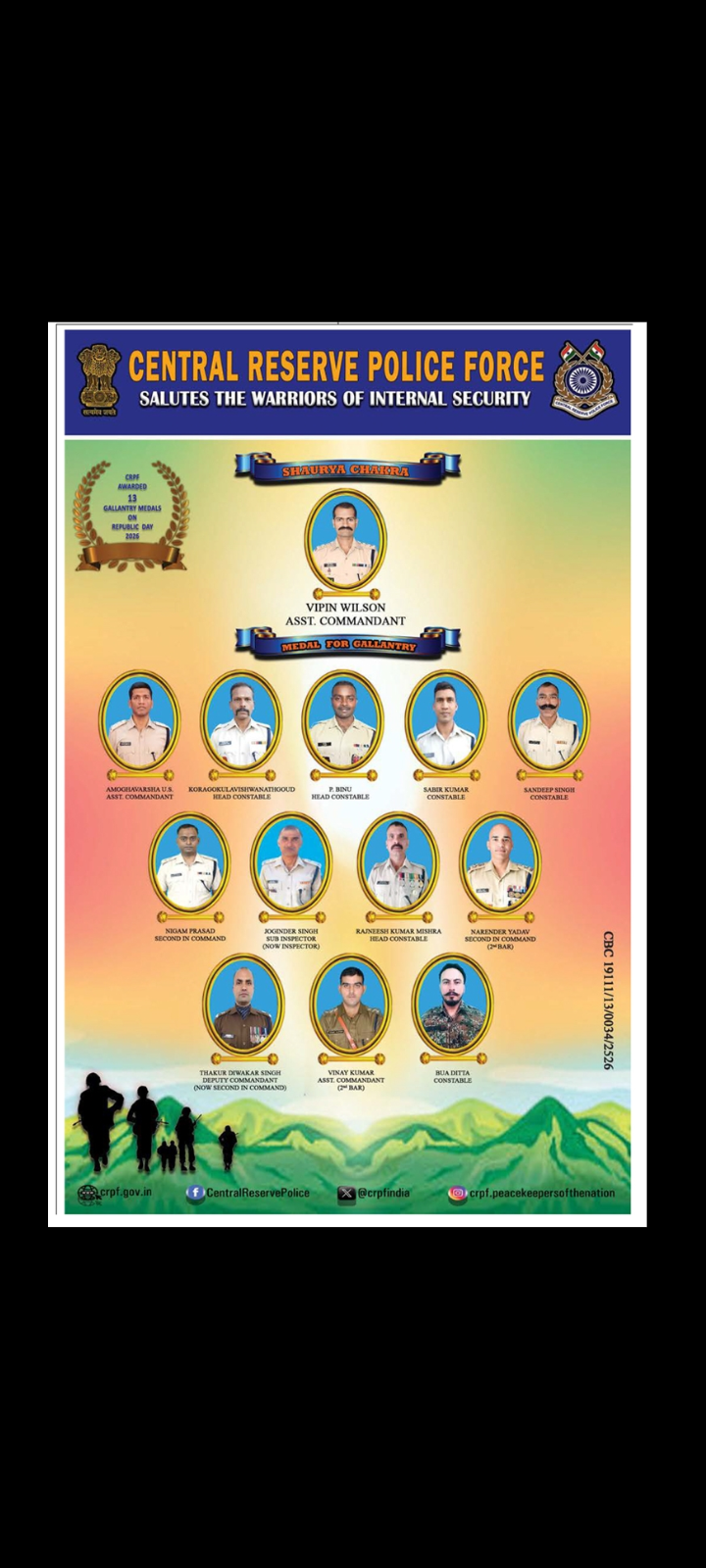 CRPF Salutes Warriors of Internal Security 🇮🇳🎖️