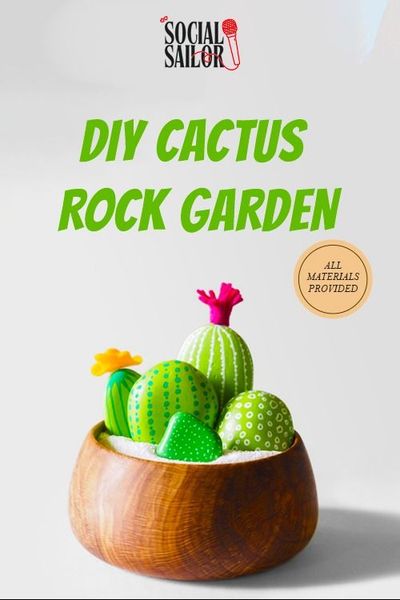 DIY Cactus Rock Garden Workshop