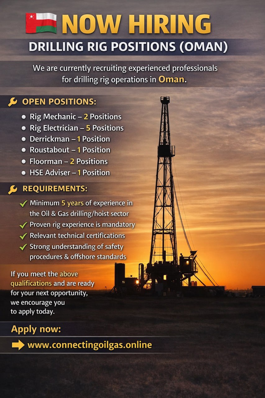 Drilling Rig Jobs – Oman