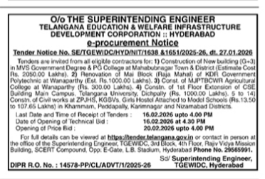 E-PROCUREMENT NOTICE