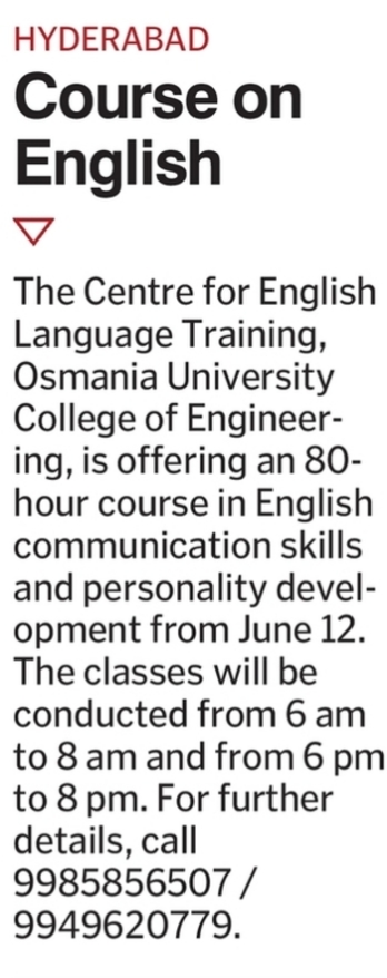 English Course Traning