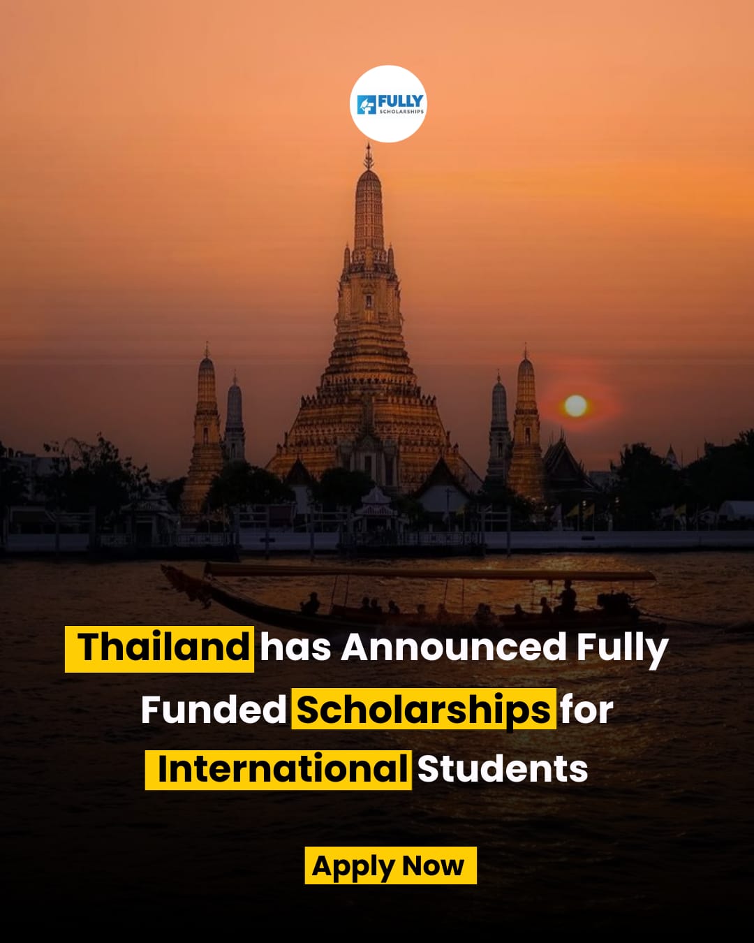 fully Scholarship funded