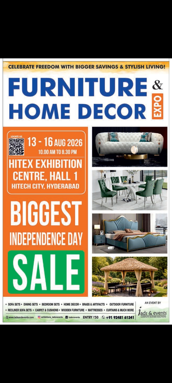 Furniture & Home Decor Expo – Independence Day Sale
