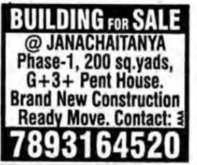 G+3 + Penthouse Building for Sale