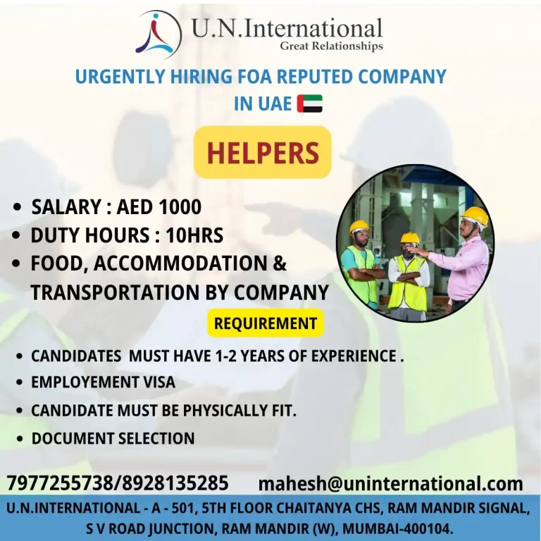 General Labor / Helpers (UAE)