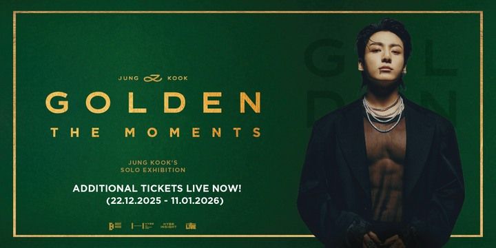 ✨ GOLDEN: The Moments – Jung Kook’s First Exhibition in India ✨