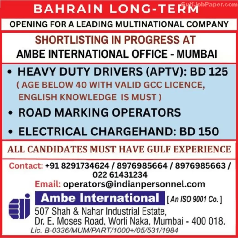 Heavy Duty Drivers & Various Jobs