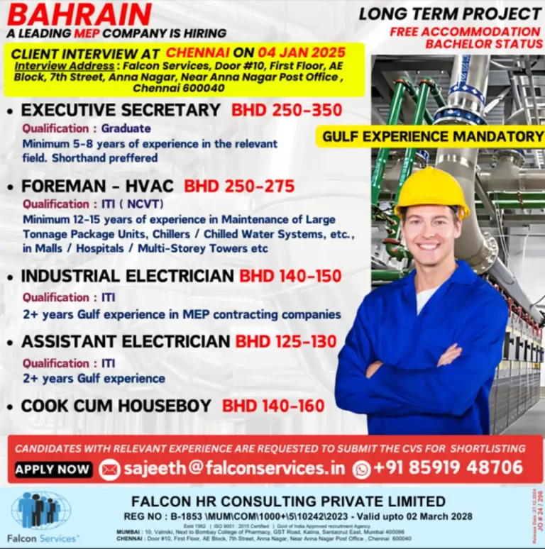 Bahrain MEP Long-Term Project – Client Interview