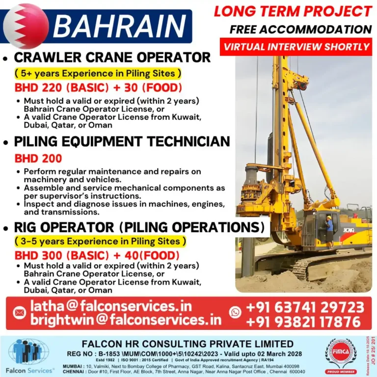 Piling Operations Roles