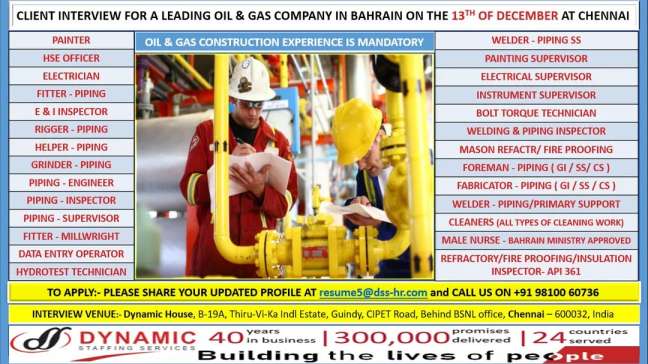 Gulf job-Bahrain