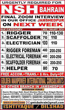 Gulf job -Bahrain