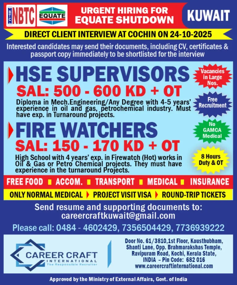 Gulf job- Kuwait
