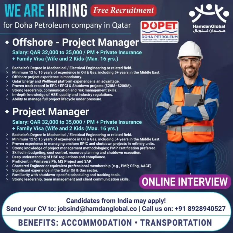 Gulf job- Qatar