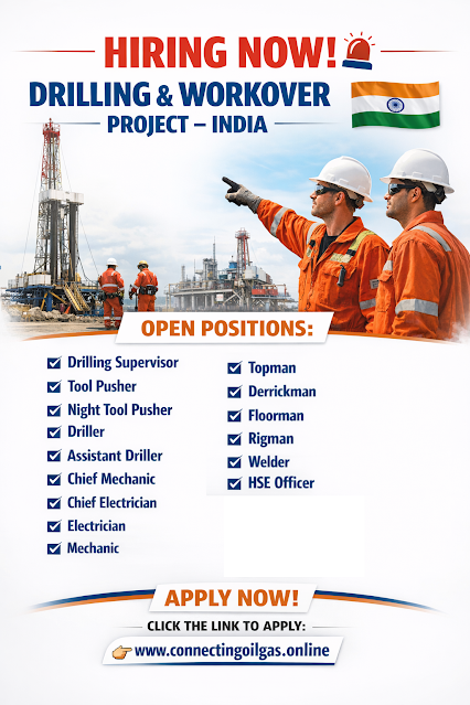 Hiring – Driller Workover Project India