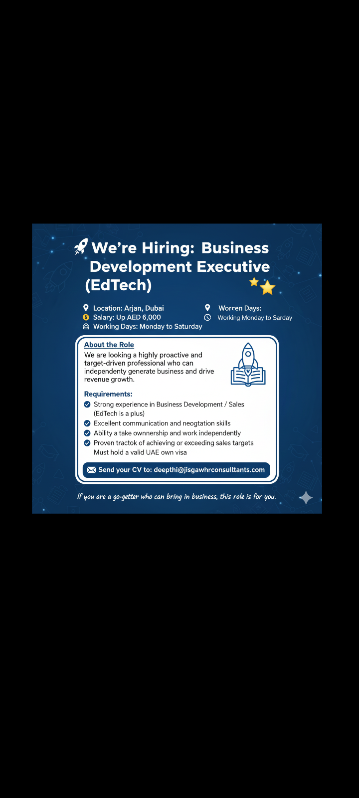 Hiring (Edtech) in arjan, dubai