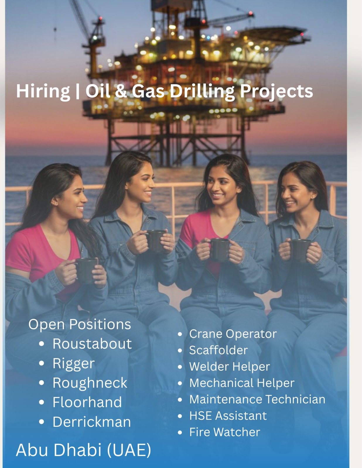 Hiring – Oil & Gas Drilling Projects in Abu dhabi