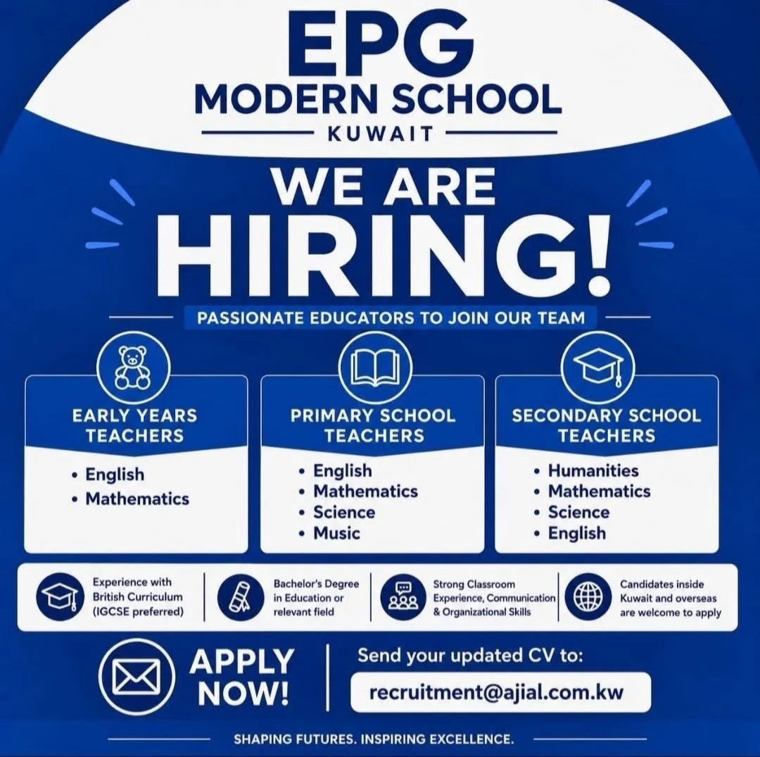 hiring teachers in kuwait