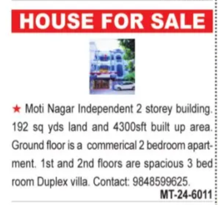 House for Sale