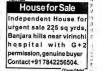 Houses for Sale in Banjara Hills