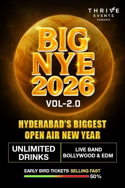 Hyderabad’s Ultimate NYE 2026 Celebration!