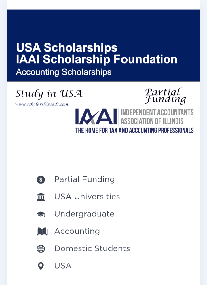 IAAI Scholarship Foundation Accounting Scholarships