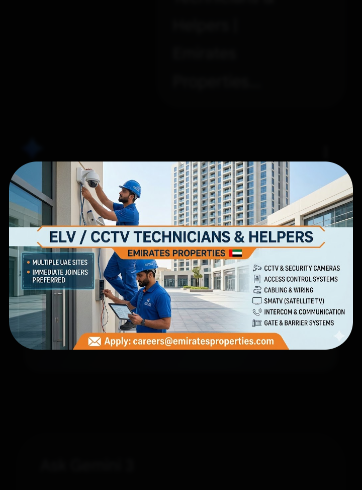 Job opportunity at UAE