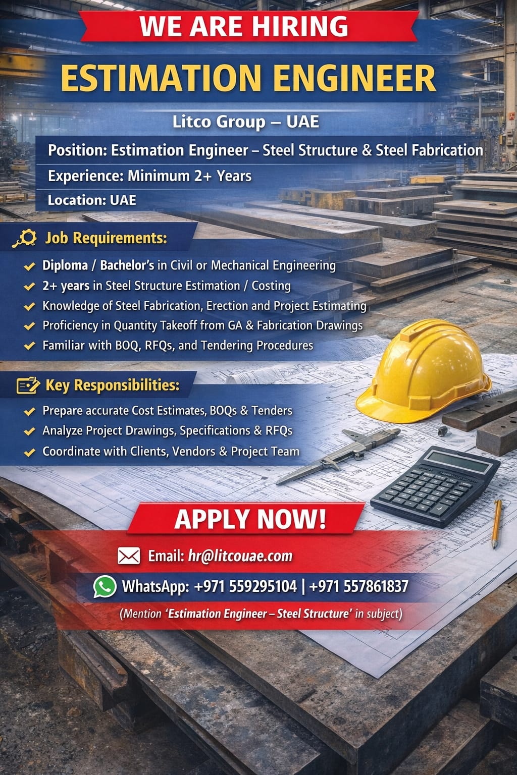 job opportunity in UAE