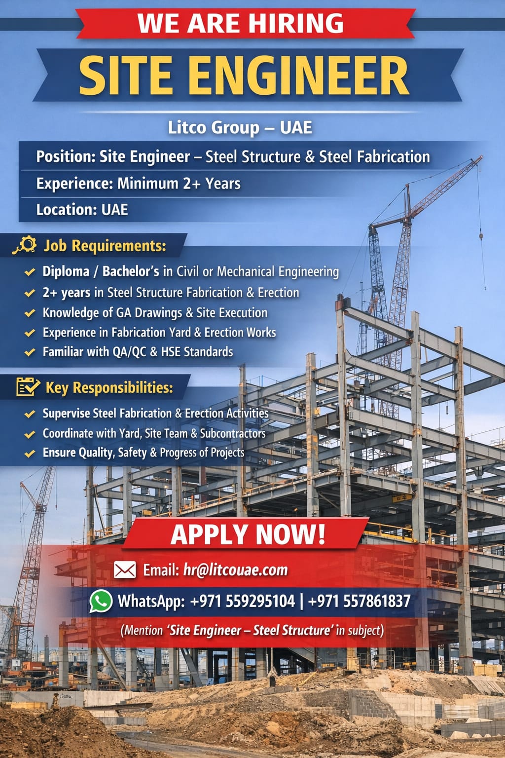 job opportunity in UAE