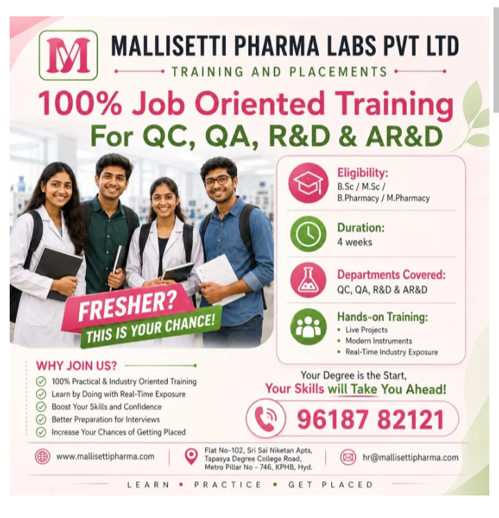 Job-Oriented Training for Freshers in Hyderabad