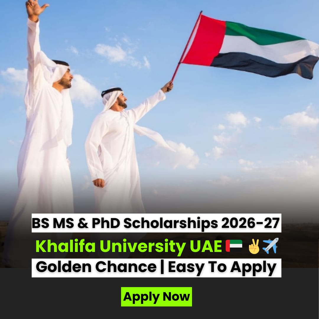 Khalifa University Scholarship 2026 – UAE