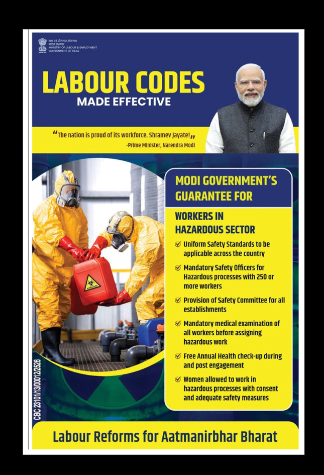 Labour Codes – Safety for Hazardous Sector Workers