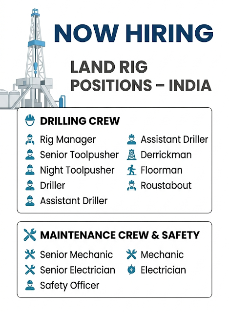 Land Rig Positions – India 🇮🇳