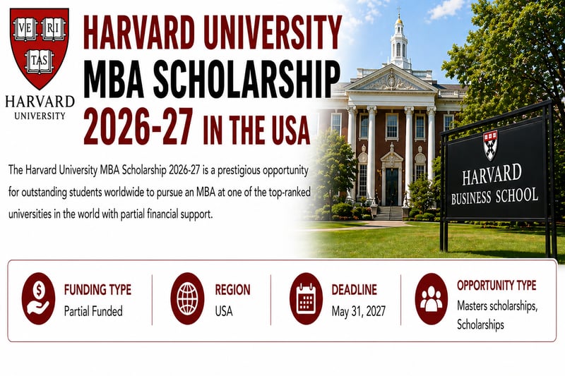 MBA scholarship alert USA