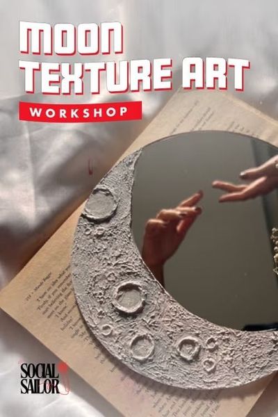 Moon Texture Art Workshop