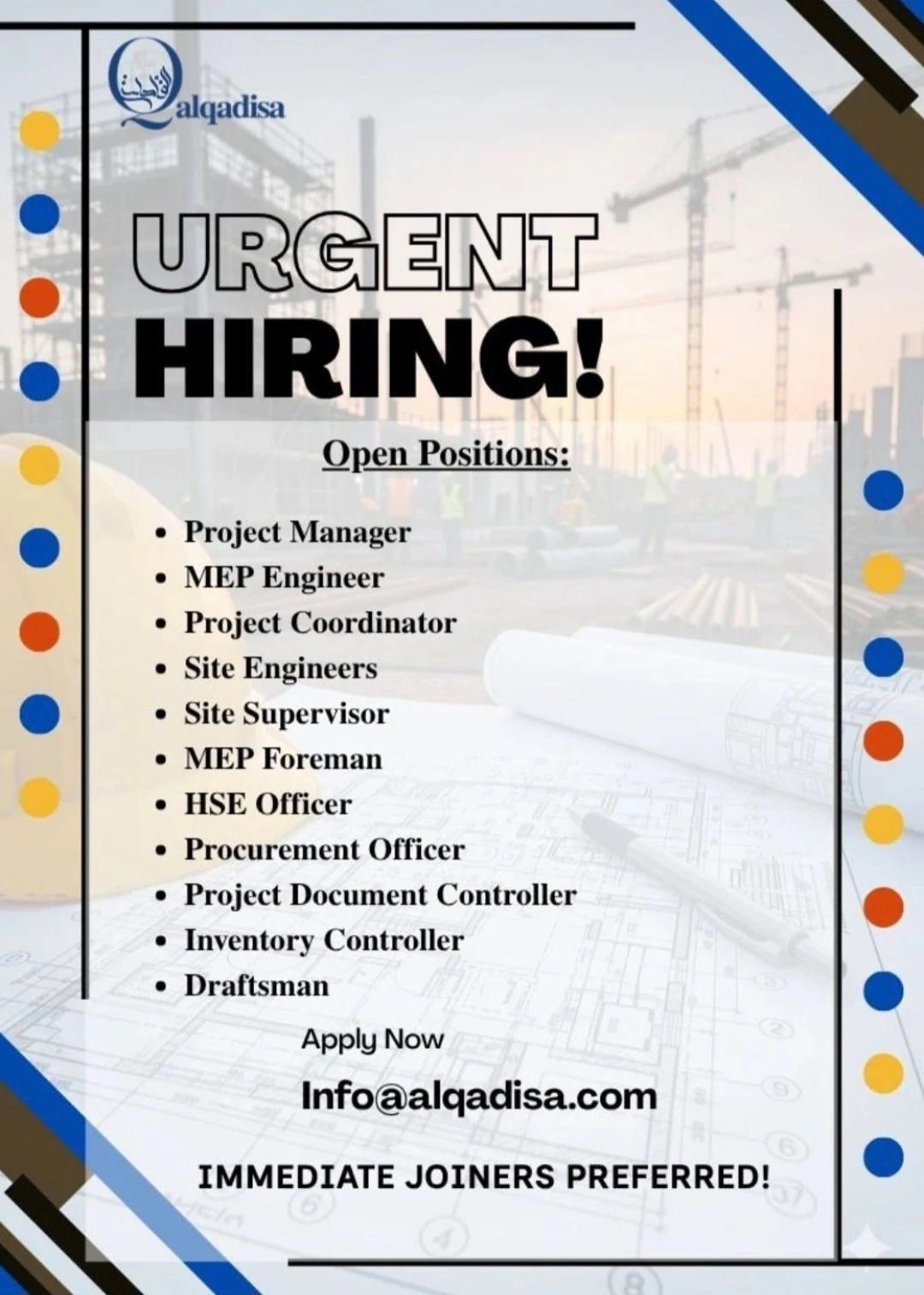 multiple job openings in UAE