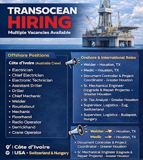 Multiple Offshore Jobs offering
