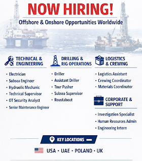 multiple vacancies on& offshore