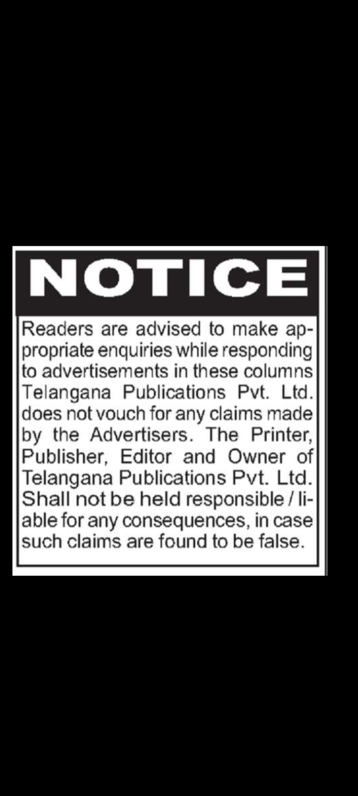 Notice